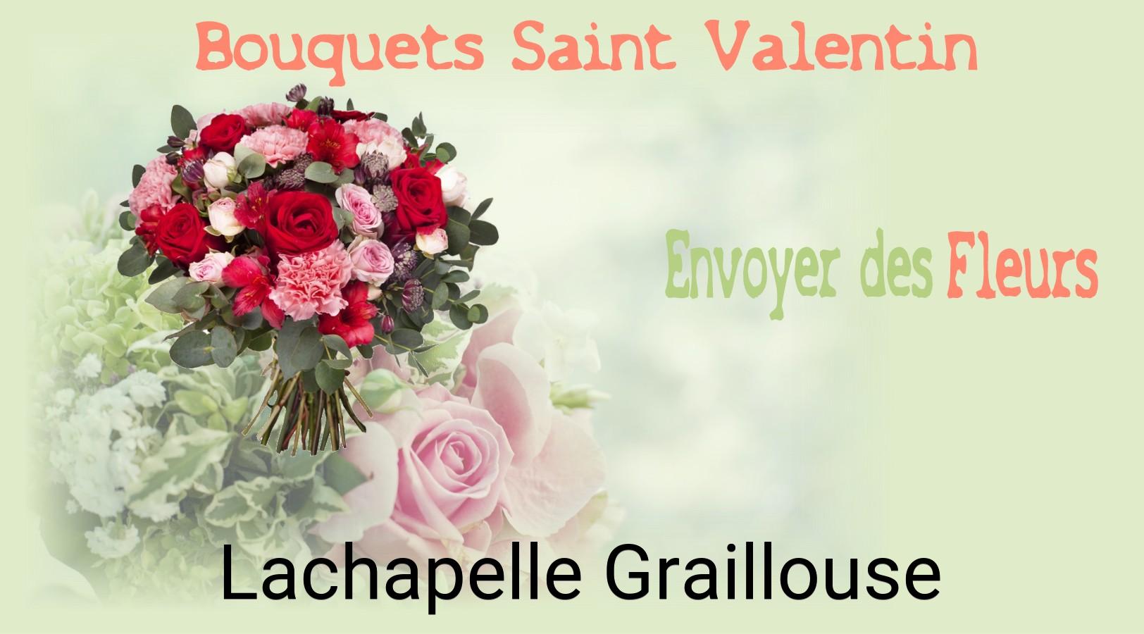 Roses de Saint-Valentin livrées à Lachapelle-Graillouse